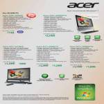 AIO Desktop PC Aspire Z3801 G63M45, Z5801 I26MR82TV, Z3771 I212M45, Z5771 I24MR41T, Z5771 I26MR82TV