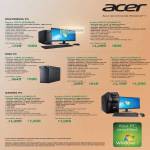 Desktop PC Aspire X3470 E320M45, M3970 I23MR81T, Mini PC X3990 I212M25, X3990 I212MR45, X3990 I24MR81T, Gaming G3610 I25MR81T, G5910 I26MR162T