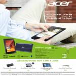 Tablet Iconia Tab A100, Android, Accessories