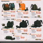 Lowepro Backpacks Fastpack 250, 100, Photo Sport 200 AW, Flipside 400 AW, CompuDay Photo 250, Pro Runner, Adventura 160