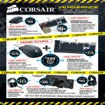 Corsair Vengenance K60 Keyboard, M60 Mouse, M90, K90, 1500, 5P2500 Speakers, Vengenance 1300 Headphone