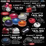 X-Mini Capsule Speakers, Max V1.1, II, Max II, Happy, Rave