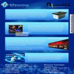 Nteractive Technologies Multitouch Table, Display, Video Wall, Interactive Touch Foil