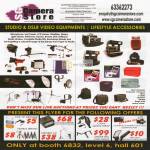 Video Equipments, Studio, DSLR, Tripod, Strap, Hercules, Charger