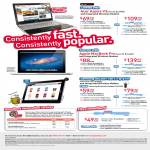 Singtel Broadband Acer Aspire V3, Apple Macbook Pro, Samsung Galaxy Tab 7.7, Fibre Express 100