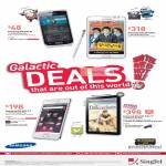 Singtel Mobile Samsung Galaxy W, Galaxy Note, Galaxy S II, Galaxy Tab 7.7