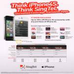 Singtel IPhone 4S Accessories, Price Plans, Apps