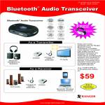 Systems Tech Ranger Bluetooth Audio Transceiver