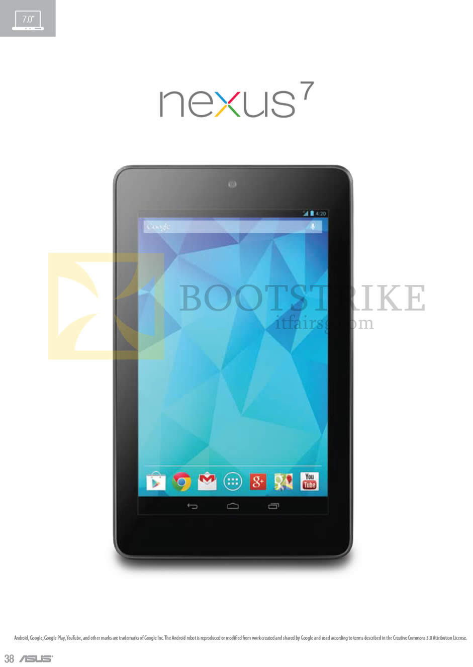 IT SHOW 2013 price list image brochure of ASUS Notebooks Nexus 7