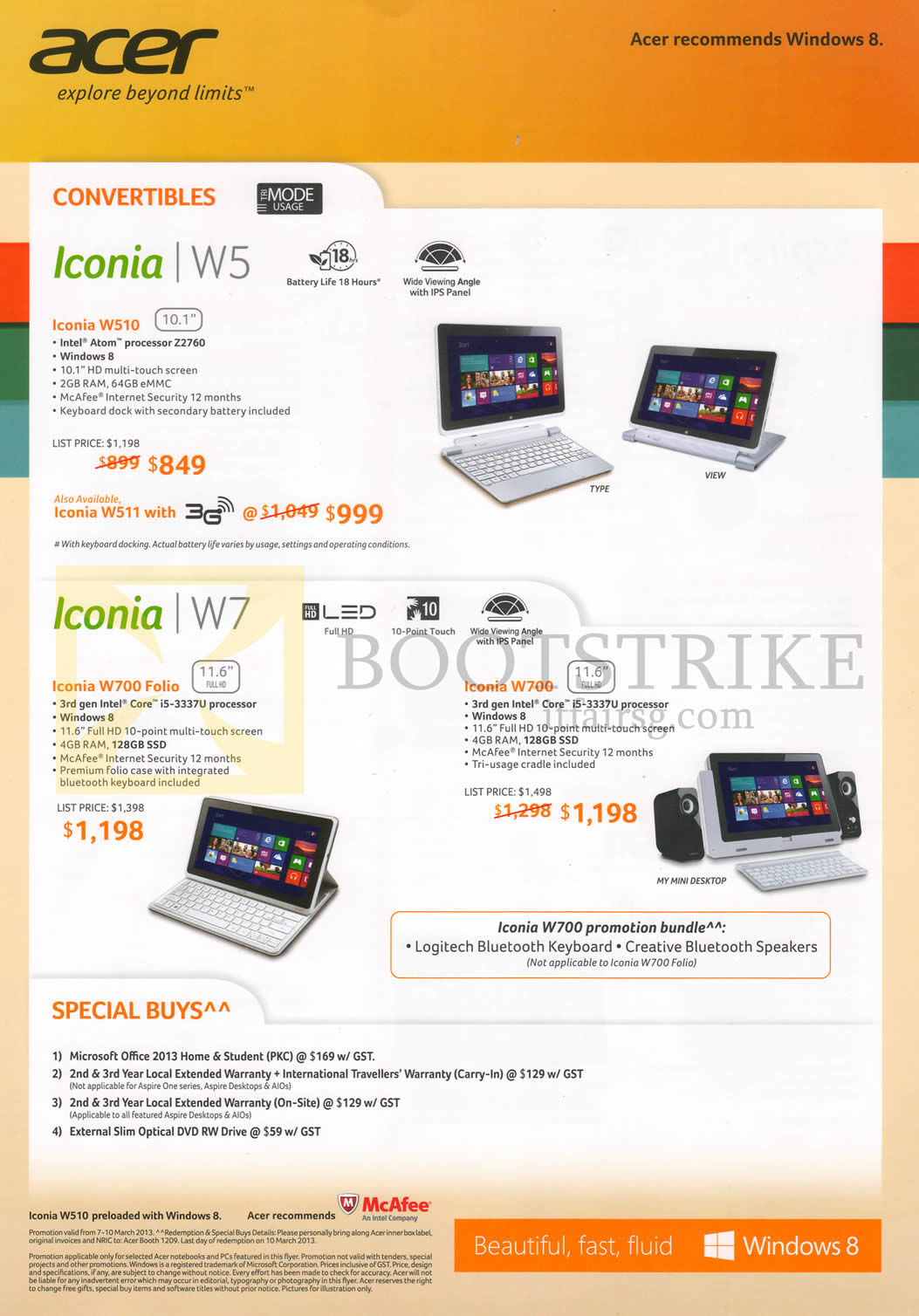 IT SHOW 2013 price list image brochure of Acer Tablets Iconia Convertibles Iconia W510, W700 Folio, W700.jpg