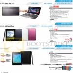 Notebooks VivoTab RT TF600TG, Memo Pad ME172V, NEXUS 7, NEXUS 7C