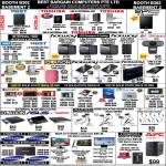 External Storage HGST Touro, Toshiba Canvio, Silicon Power, Internal HDD Western Digital, NAS, Webcam C210, Ovation, SSD, External Optical Drive, Altec Lansing Earphones, Monitors