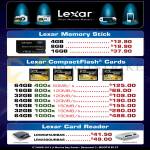 Lexar Flash Memory Stick, CompactFlash CF