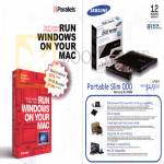 Parallels Desktop 8, Samsung Optical DVD Writer SE-208DB