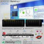 Memory World Synology NAS DiskStation DS1512 Plus, DS1812 Plus, DX513