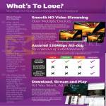 Fibre Broadband Features, HD Video Streaming, Comparison Chart