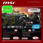 MSI Notebooks CX Series Notebooks CX61-ONF, CR41