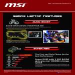 MSI Notebooks Gaming Laptop Features Audio Boost, Super Raid