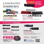 Newstead Nubox Jawbone Speakers Jambox Wireless Speakerphone, Big Jambox, Era Bluetooth Headset, Icon HD