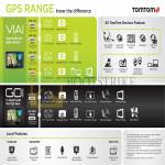 TomTom GPS Navigation Systems VIA 220 260 280 620, GO 2050 World, Features