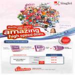 Singtel Broadband Fibre N Fixed Line 150Mbps, 200Mbps, 300Mbps