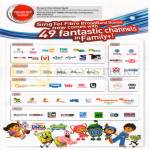 Singtel Fibre Broadband Mio TV Family Plus Channels