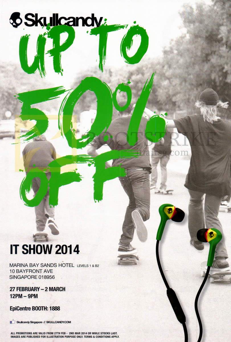 IT SHOW 2014 price list image brochure of Epicentre Skullcandy