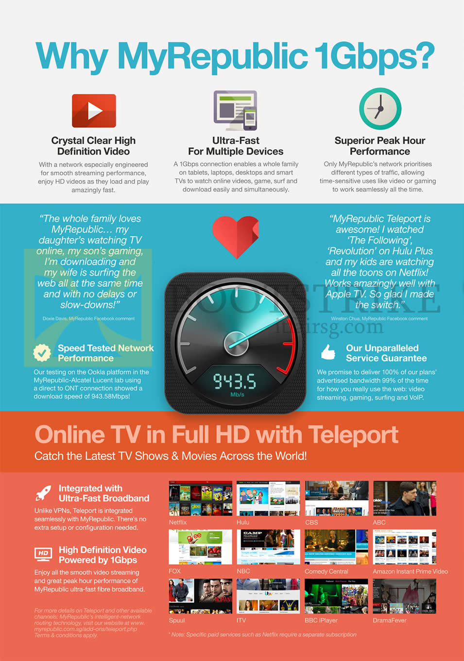 IT SHOW 2014 price list image brochure of MyRepublic Fibre Broadband 1Gbps Features, Teleport TV