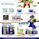 Eneloop Sanyo AAA AA Batteries, XX, Evolta