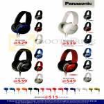 Panasonic Headphones RP-HX250E, RP-HX250ME, RP-HX350E, RP-HX350ME, RP-HJE125