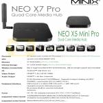 Minix Neo X7 Pro, X5 Mini Pro Media Player