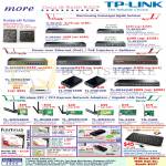 TP-Link Networking Gigabit Switches, Wireless Routers, PCI Express Adapters, Kanvus, Life, Note Pad, MyGica USB HDMI, Zippy Keyboard