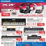 Music Headphones XW-H1 H2 H3, Keyboard CTK-6200, WK-220, CTK-1150, PX-150, PX-780