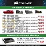 Vengeance RAM Pro Memory DDR3, Dominator Platium