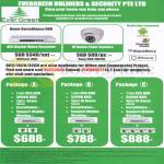 Builders Security Home Surveiliance DVR, Video Recorder, Camera Packages