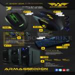 Armaggeddon Mouse Alien IV G9X, Aliencraft IV G17, Sentinel Kai-9 Keyboard, Casing T100 Tomo, T200 Toro, T300 Toxo