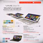 Notebooks Vaio Duo 13, Fit 15E, SVD13218PG, SVD13215CG, SVF15329CG