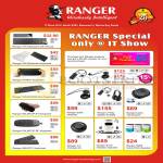 Systems Tech Ranger Accessories Wireless Keyboard, Mouse, Headset, Portable Hybrid Mini Speaker