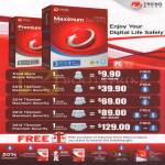 Trend Micro Software Internet Security, Mobile, Titanium Maximum, Premium