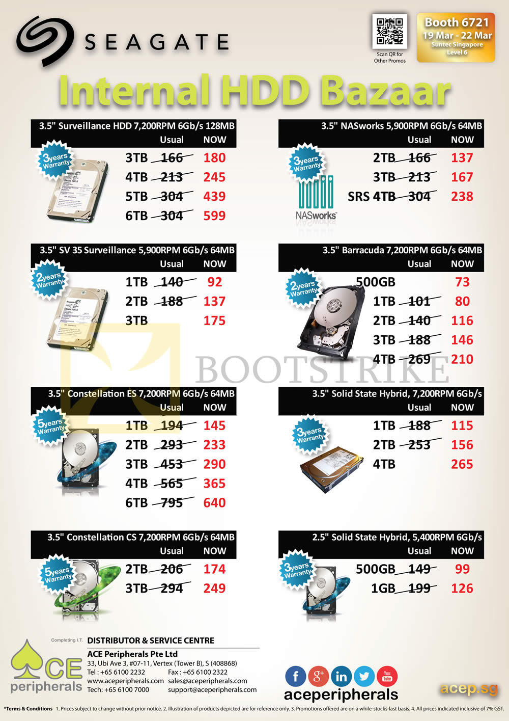 IT SHOW 2015 price list image brochure of Ace Peripherals Seagate Internal HDD Barracuda NASworks Constellation 1TB 2TB 3TB 4TB 5TB 6TB