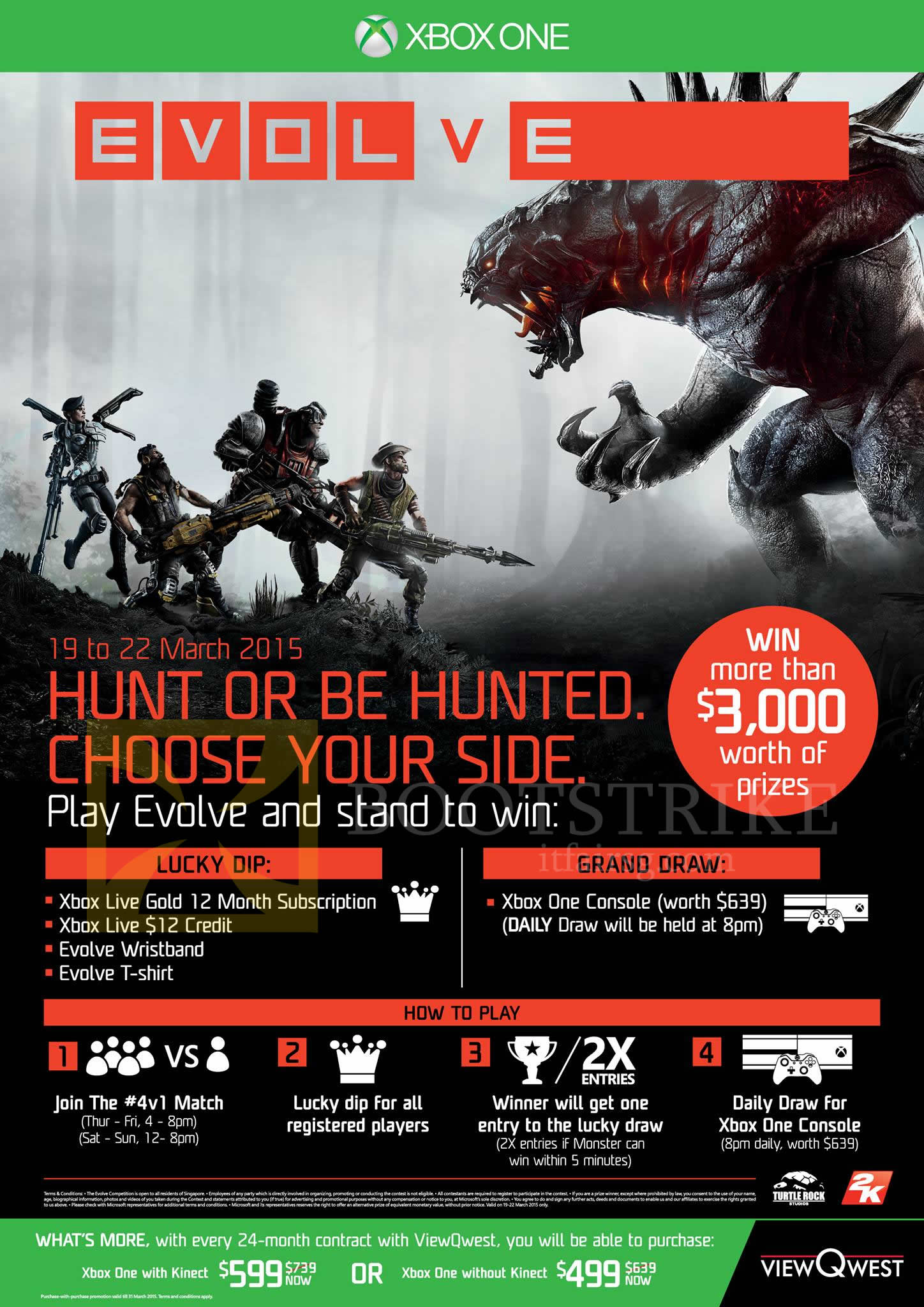 IT SHOW 2015 price list image brochure of Microsoft Xbox One Evolve