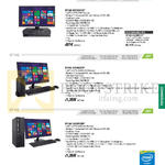 Desktop PCs BP1AD, BT1AE, BP1AE, BP1AD-i34150416F, I54590417F, BT1AE-i5459S037F, I54590105F