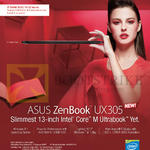 Notebook Zenbook UX305 Features