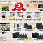 ACTi Foscam Business POE WiFi Camera Home, Cube Dome Bullet Hemispheric Superzoom