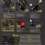 Mouse, Mouse Mats, Alien IV G9X, Aliencraft IV G17, G11, II G13, Aquila X Series, X5