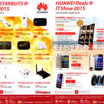 Huawei Routers, Mobile Phones, Mate7, Mediapad X1, G7, Honor 3C Lite, Honor 6, TalkBand B1