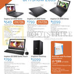 Notebooks, Desktop PC, Inspiron 14, 15, 20 3000 Series