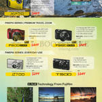 (No Prices) Digital Cameras Finepix F800. F850, JZ700, T500