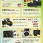 (No Prices) Digital Cameras X-T1, X-E2, X-Pro 1, X-A2, X-M1