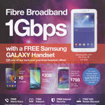 1Gbps Free Samsung Galaxy Handset, Lenovo A606, Samsung A5, Galaxy Note 4